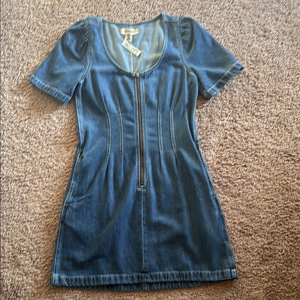 Madewell Light Blue Denim Dress